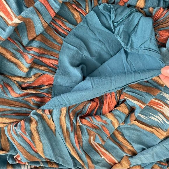 Free People Strapless Mojave Boho Maxi Dress Size M - Picture 6 of 14